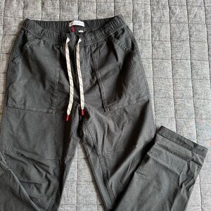 Topo Designs Desert Pants Travel Hiking Casual - Asphalt Black / Men's Medium